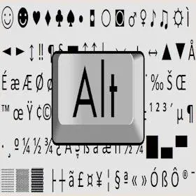 Alt Codes List Of Alt Key Characters and Symbols