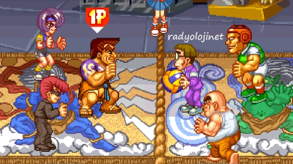 Play 🕹️ Super Dodge Ball - Kunio no Nekketsu Toukyuu Densetsu 🕹️ Game Online