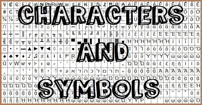 Keyboard Characters List | Keyboard Symbols List | Keyboard Emojis List | Keyboard Shapes List | Keyboard Icons List